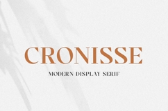 Cronisse - Modern Display Serif Product Image 1