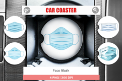 Car Coaster Medical Mask Product Image 1