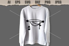 Chain Steampunk Clipart SVG Product Image 2