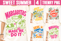 Sweet Girly Summer PNG, Lemonade Strawberry Sunshine Beach Product Image 1