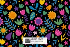 Abstract Floral Seamless Pattern Product Image 1