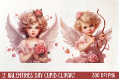 Valentines Day Cupid Sublimation Bundle, Cupid Watercolor Product Image 1