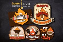 Grill Bundle SVG laser cut file for Glowforge Product Image 1