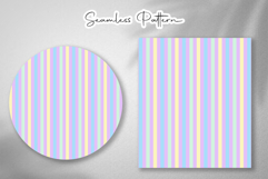 Spring Pastel Stripe Seamless Digital Paper Bundle Product Image 4