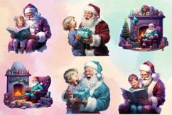 Christmas Purple Santa Claus Bundle, Christmas Bundle Product Image 2