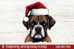 Christmas Peeking Dogs Clipart, Christmas PNG Product Image 2