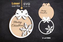 Christmas Tree Toy SVG laser cut file for Glowforge Product Image 2