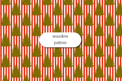 Christmas Tree Stripe Seamless Pattern Product Image 1