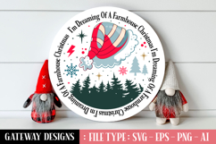 I&#039;m Dreaming Of A Farmhouse Christmas svg design Product Image 1