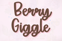 Berry Giggle - Handwritten Script Font Product Image 1