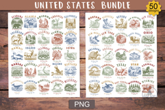 Vintage United States Sublimation Design Bundle Product Image 2