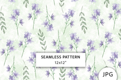 Wildflowers Seamless Pattern, Digital Paper Product Image 1