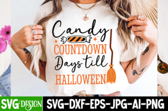 Candy Coundown Days till Halloween Svg Design,Halloween Svg Product Image 3