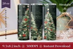 Christmas Tumbler Wrap, Christmas Sublimation Tumbler Design Product Image 1
