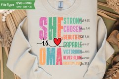She Is Oma SVG | Mother Day PNG | Happy Mother&#039;s Day SVG Product Image 1