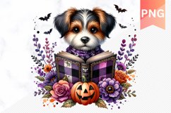 Flowers Halloween Sublimation - Flowers Clipart PNG Design Product Image 1