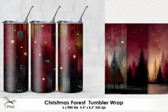 Tumbler Sublimation Design PNG - 4 Variations Product Image 1