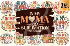 In My Mama Era Floral Family Title PNG Pack Product Image 1