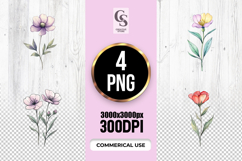 Cute Baby Otter Watercolor Clipart Sublimation PNG Product Image 1