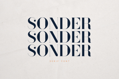 Sonder Elegant Serif Modern Editorial Typeface Product Image 1