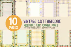 Vintage Cottagecore Junk Journal Pages Product Image 1