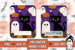 Cartoon Halloween Money Card, Cartoon Pumpkins Money Card Product Image 1