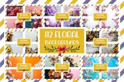 Flowers Background Bundle, Floral Background Designs Product Image 1