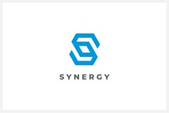 Synergy Letter S logo design vector template Product Image 1