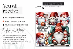 Gnome png, Christmas clipart, Christmas Gnome Clipart,gnomes Product Image 2