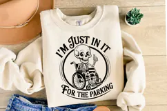 I'm just in it for the parking svg | Svg File | Shirt Svg Product Image 2