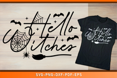 Hello Witches SVG, Witch SVG, Halloween T shirt Designs Product Image 1