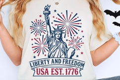 Liberty And Freedom USA 1776 Svg, independence Day Svg. Product Image 2