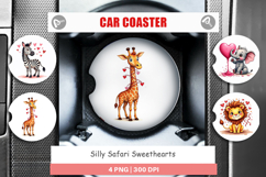 Silly Safari Car Coaster Product Image 1