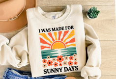 I was made for sunny days Svg | Shirt Svg Product Image 2