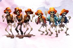 Funny Skeleton Clipart Sublimation Bundle, Funny Skeleton Product Image 2