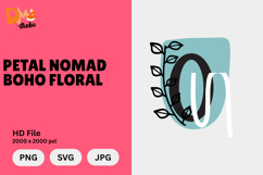Petal Nomad Boho Floral Monogram Product Image 1