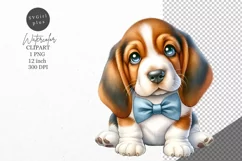 Dog clipart, Puppy clipart, Beagle dog Product Image 1