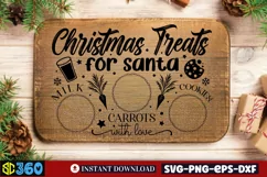 Christmas treats for santa cookies carrots milk with love Product Image 2