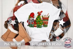 Christmas gnome Sublimation PNG Latte Tree png Coffee png Product Image 2
