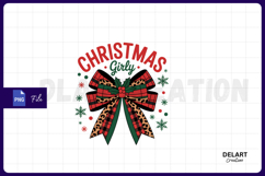 Christmas girly PNG Design, Christmas Sublimation PNG Product Image 1