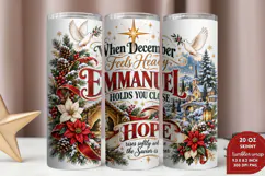 Holy Peace Christmas PNG, Emmanuel Christmas Nativity PNG, C Product Image 2