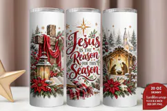 Faith Makes It Possible Tumbler Wrap, Christian Christmas 20 Product Image 2