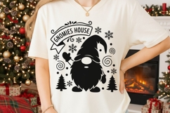 Gnomies House Svg, Christmas Gnomes Svg, Holiday gnome Svg. Product Image 2
