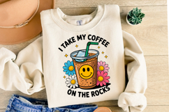 I take my Coffee on the Rocks svg | Svg Cut File | Shirt Svg Product Image 2