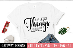 A Fun Things To Do In The Morning Is Not Talk To Me Product Image 1