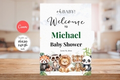 Baby Shower Welcome Sign Template 177 Product Image 2