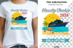 Family Cruise 2026 PNG | Cruise Vacation Shirt Design Product Image 2