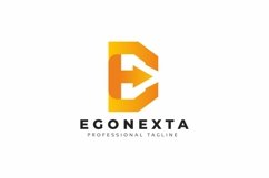 E Letter Arrow Logo Product Image 1