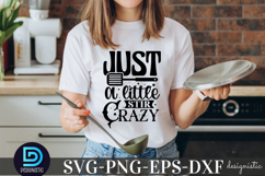 Just a little stir crazy SVG, Funny Kitchen SVG Product Image 2