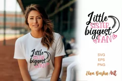 Softball sister svg, softball shirt svg, softball svg Product Image 1